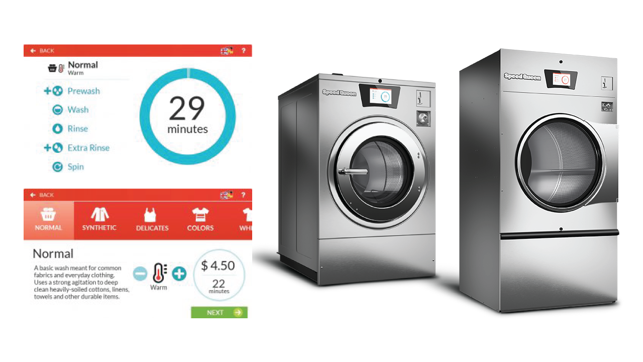 The WashRoom Coin Laundry Speed Queen Quantum Touch® Washers & Dryers